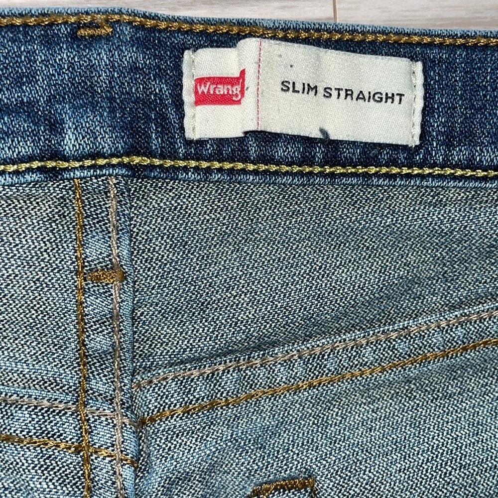 ⭐ Wrangler Men’s WJS Straight Fit Jeans – 30W x 30L – Dark Wash – Like New ⭐ - Picture 6 of 8